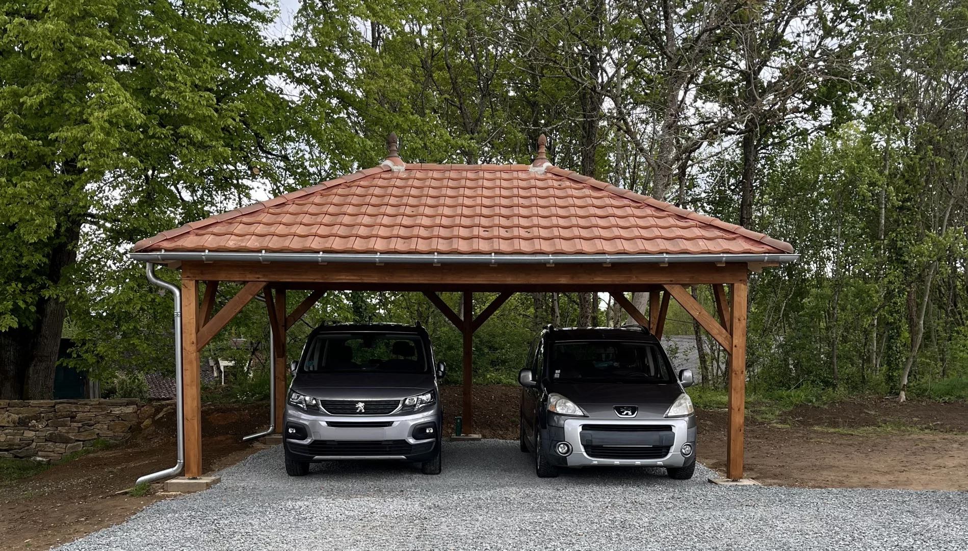 carport bois